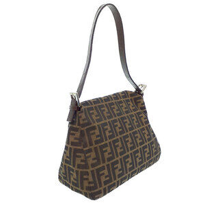 Fendi Mamma Shoulder Bag Semi Bucket Zucca